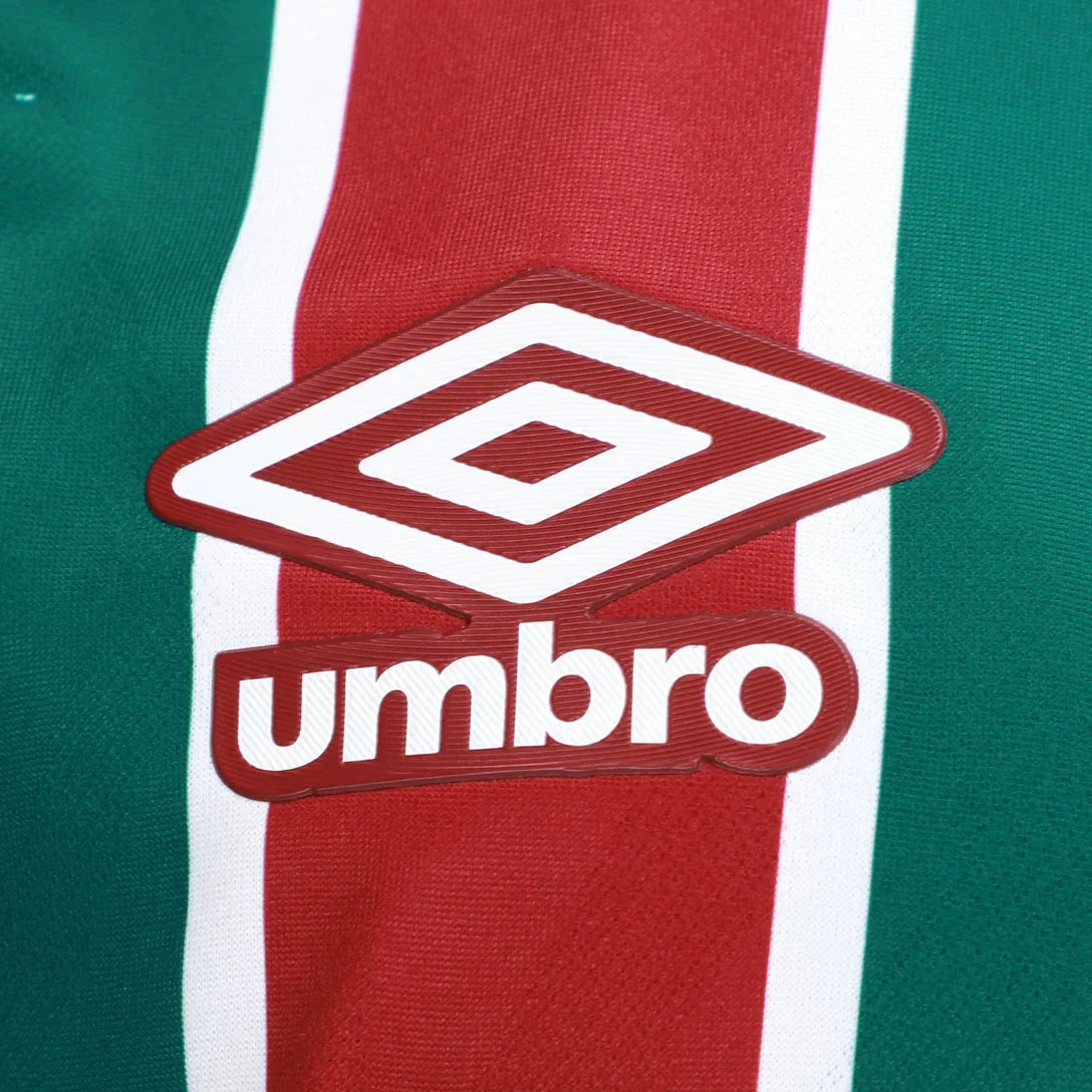 Camisa Fluminense I 25/26 s/n Torcedor Umbro Masculina - Verde+Vermelho