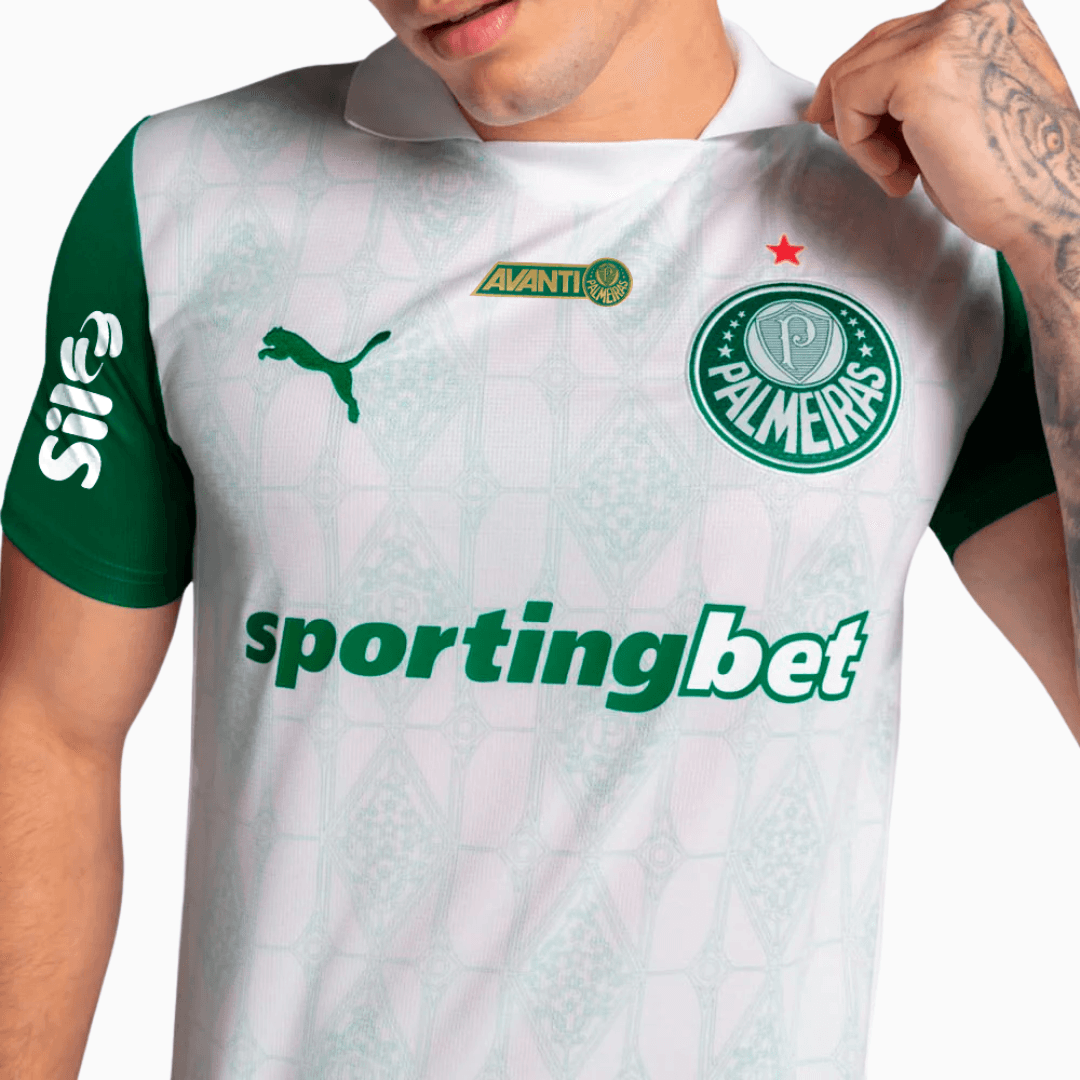 Camisa Puma Palmeiras 25/26 away Com Patrocínios