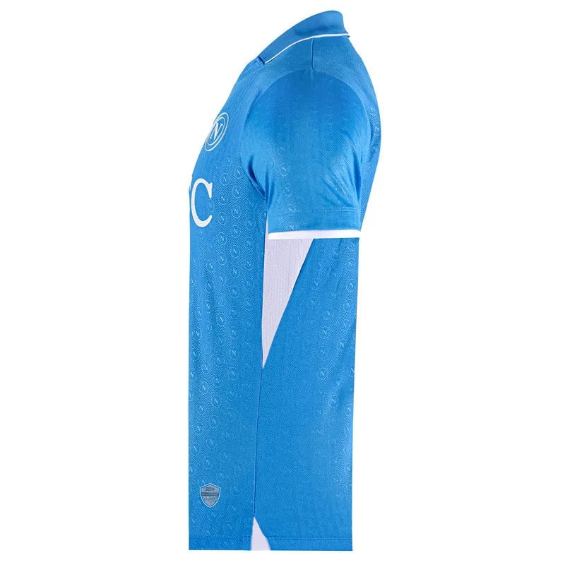 Camisa Napoli Home 2024/25 Jogador Masculino - Azul e Branca