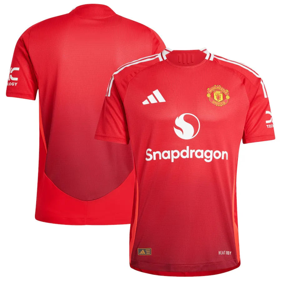 Camisa Manchester United Home 2024/25 Jogador Adidas Masculino - Vermelha e Branca
