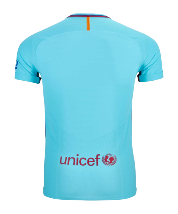 Camisa "Neymar Jr 11" Barcelona 17/18 Away Nike Torcedor - Azul