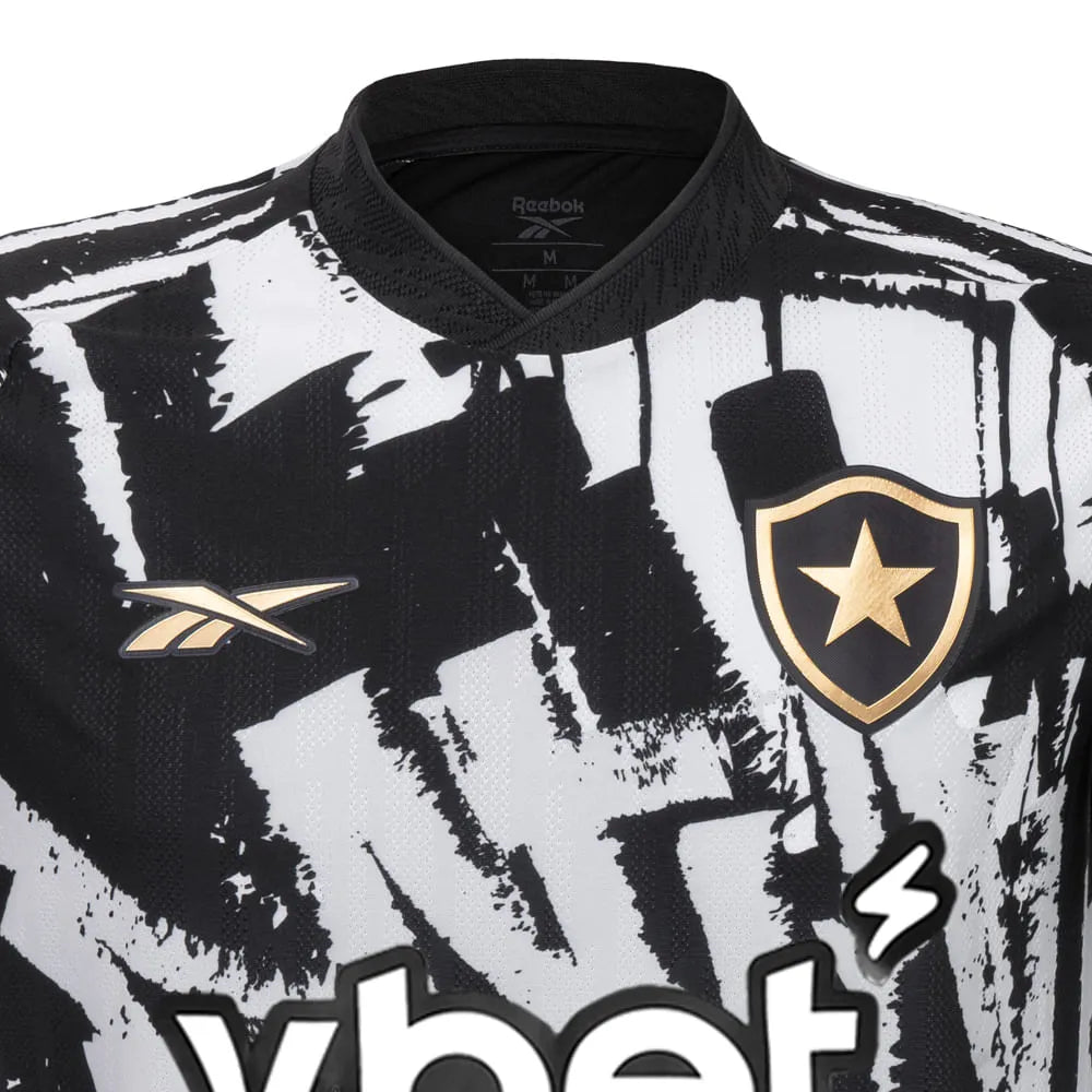 Camisa Botafogo 25/26 Fourth Reebok Torcedor - Preta e Branca