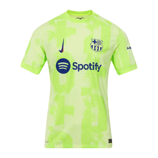 Camisa Barcelona Third 2024/25 Jogador Nike Masculino - Branca e Verde