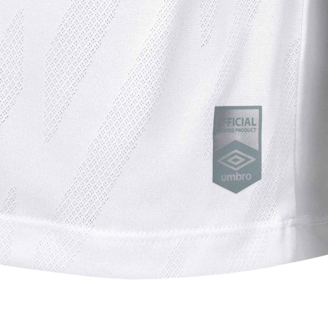 Camisa Peixão I 25/26 Torcedor Umbro Masculino - Branca e cinza