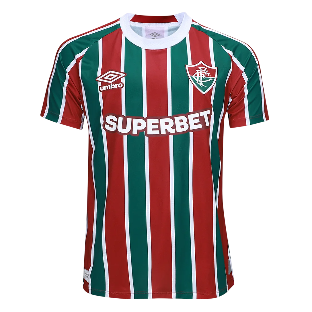 Camisa Fluminense I 25/26 s/n Torcedor Umbro Masculina - Verde+Vermelho