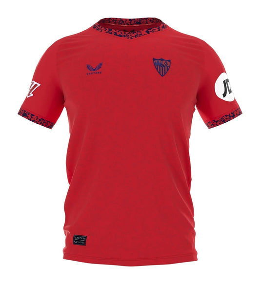 Camisa Sevilla Away 24/25 s/n° Torcedor Masculino - Vermelha