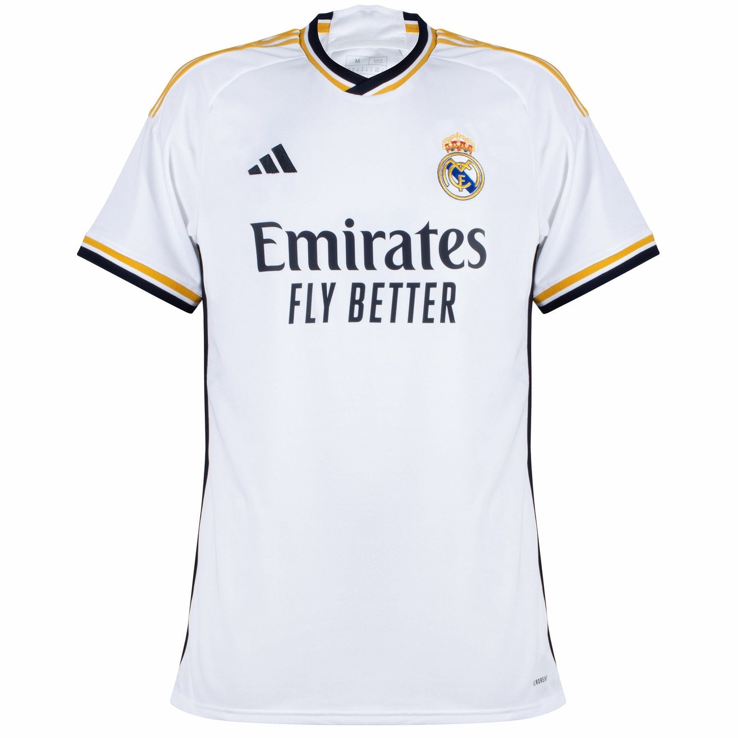 Camisa Real Madrid Home "MBAPPÉ 9" 2023/24 Torcedor Adidas - Branco