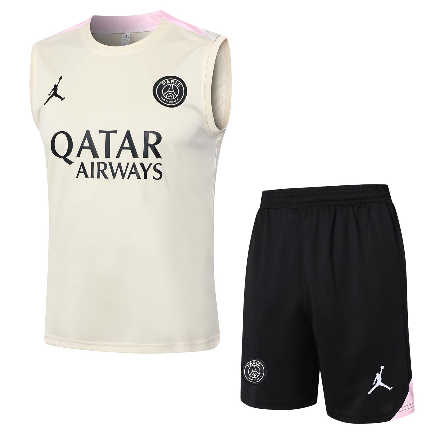 Conjunto Regata Paris Saint Germain 2024/25 - Branca e Preta