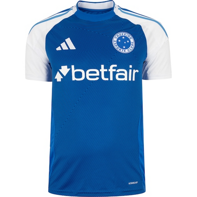 Camisa Cruzeiro I 25  Masculina Adidas Torcedor - Azul e Branca