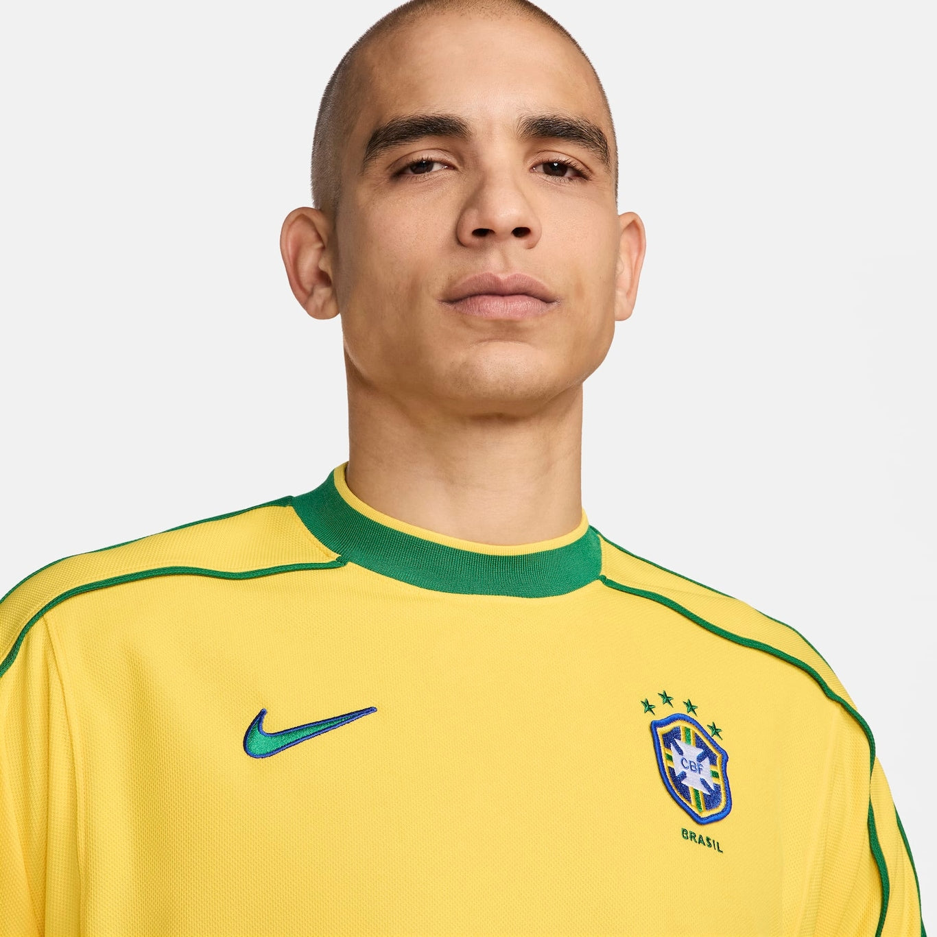Camisa Retrô Seleção Brasil 1998/98 Home