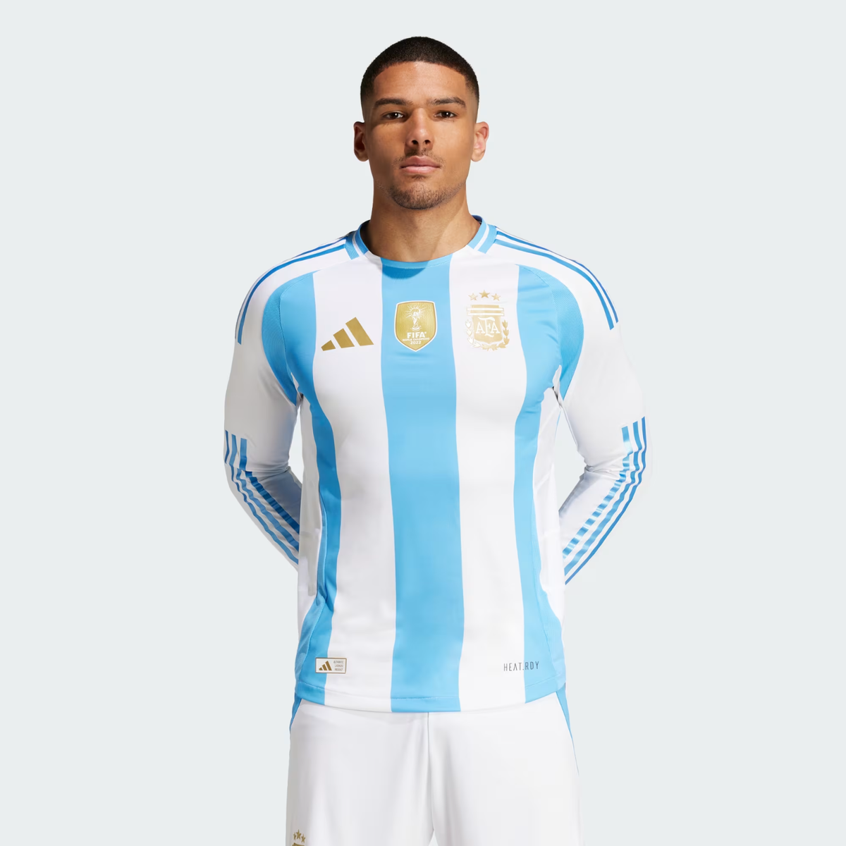 Camisa Argentina 2024/25 Home (+Patch) - Manga Longa