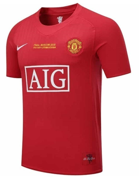 Camisa Retrô Manchester United 2007/08 Champions League Edition
