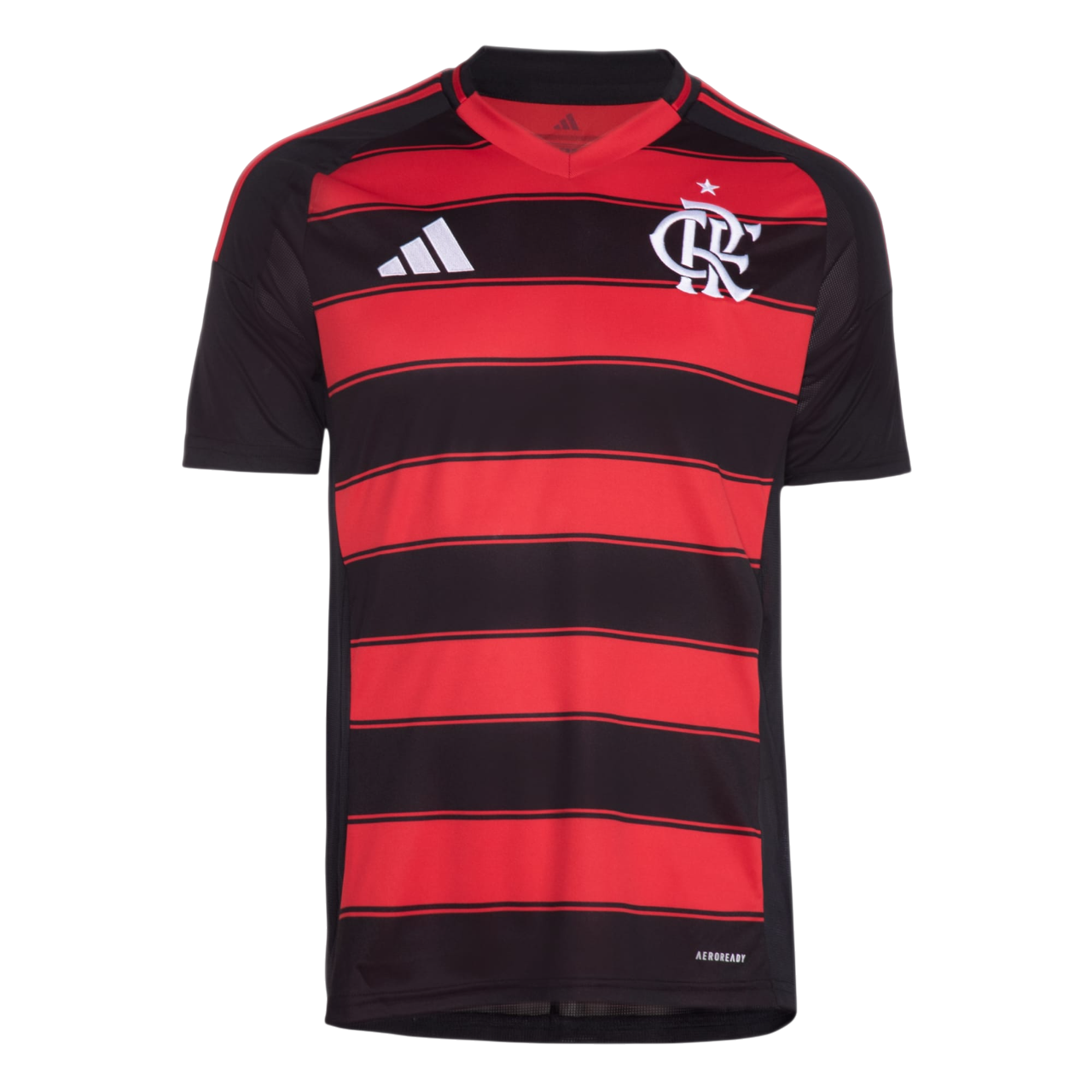 Camisa Flamengo 25/26 Home Adidas Torcedor - Vermelho e Preto