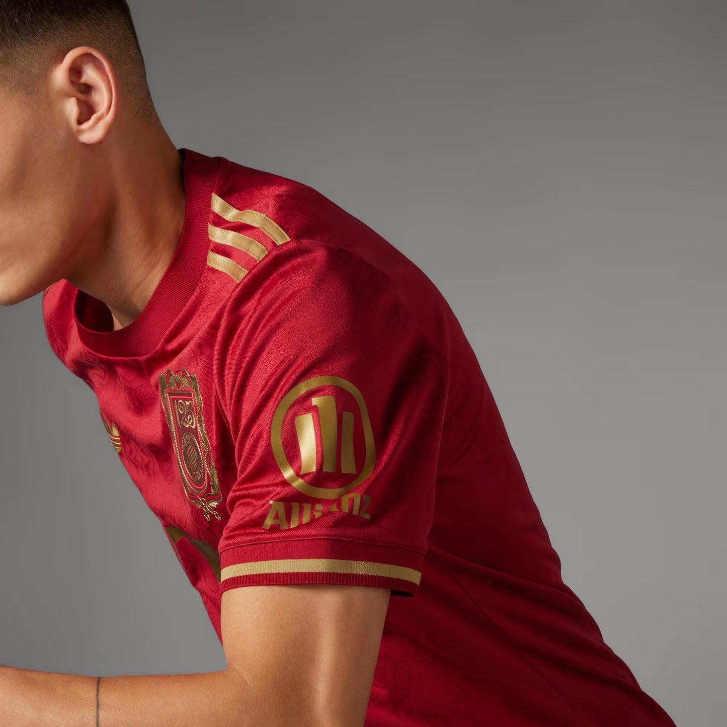 Camisa Bayern Munich Edição 125º aniversário 25/26 - Masculina Adidas - Vermelha