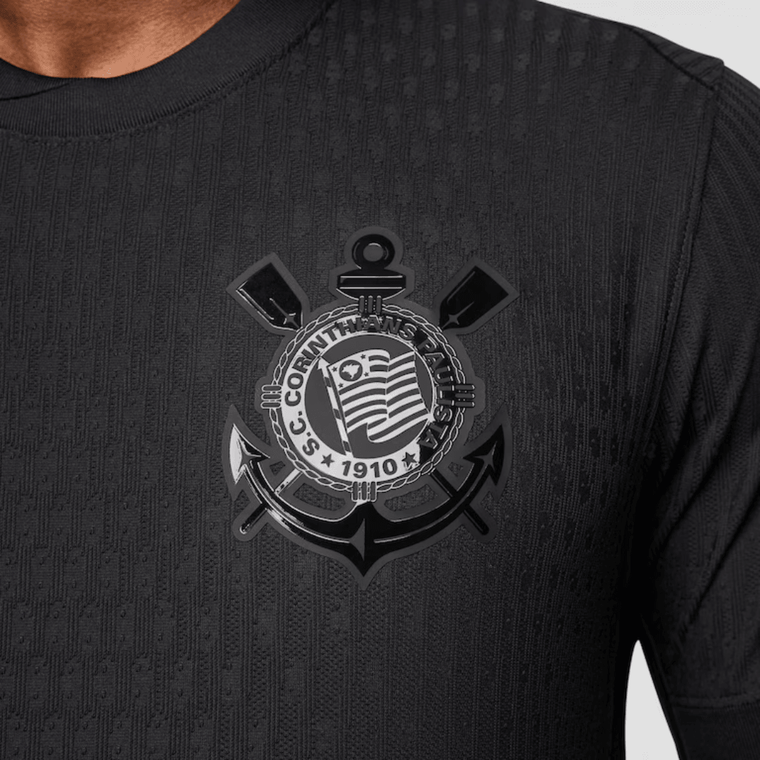 Camisa Timão 24/25 Away Nike JOGADOR - Preta