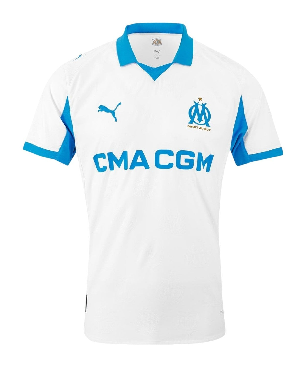 Camisa Marseille Home 25/26 Puma Masculina - Branco