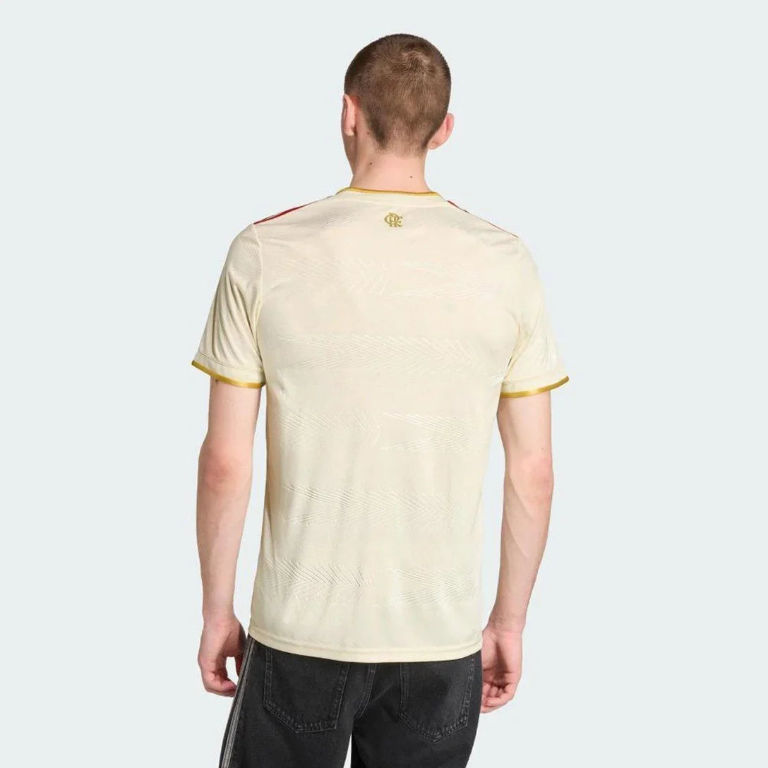 Camisa Flamengo III 25/26 Home Adidas Torcedor - Off White