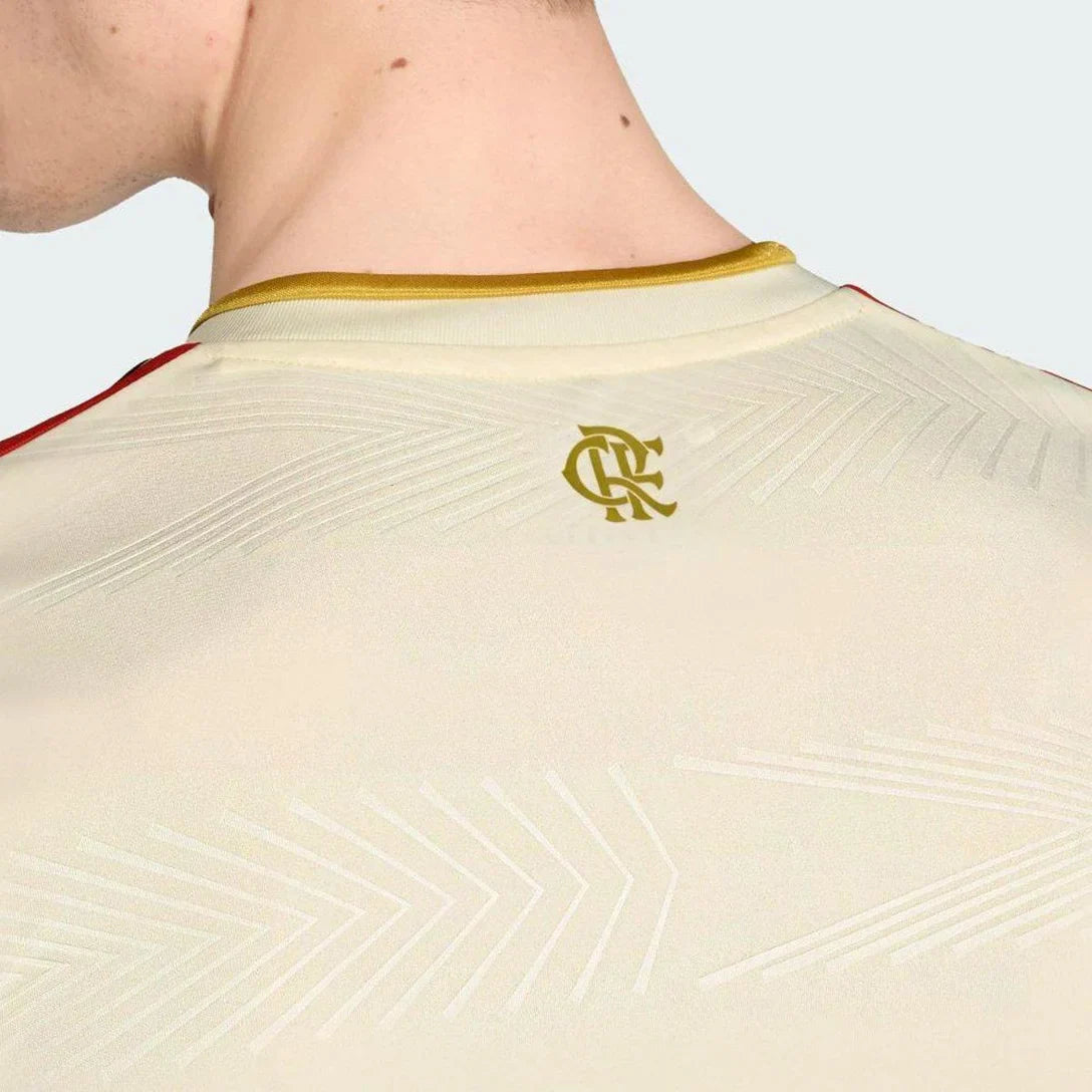 Camisa Flamengo III 25/26 Home Adidas Torcedor - Off White