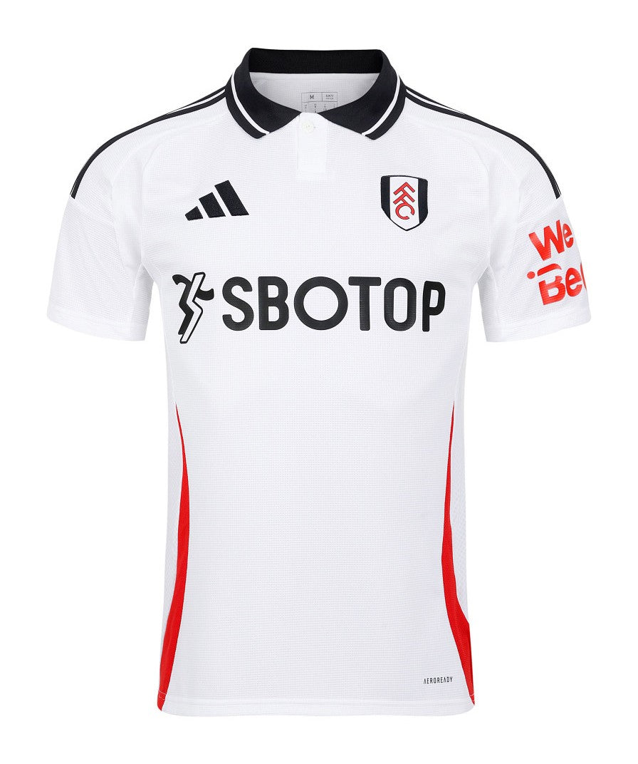 Camisa Fulham Home 25/26 Adidas Masculina - Branco