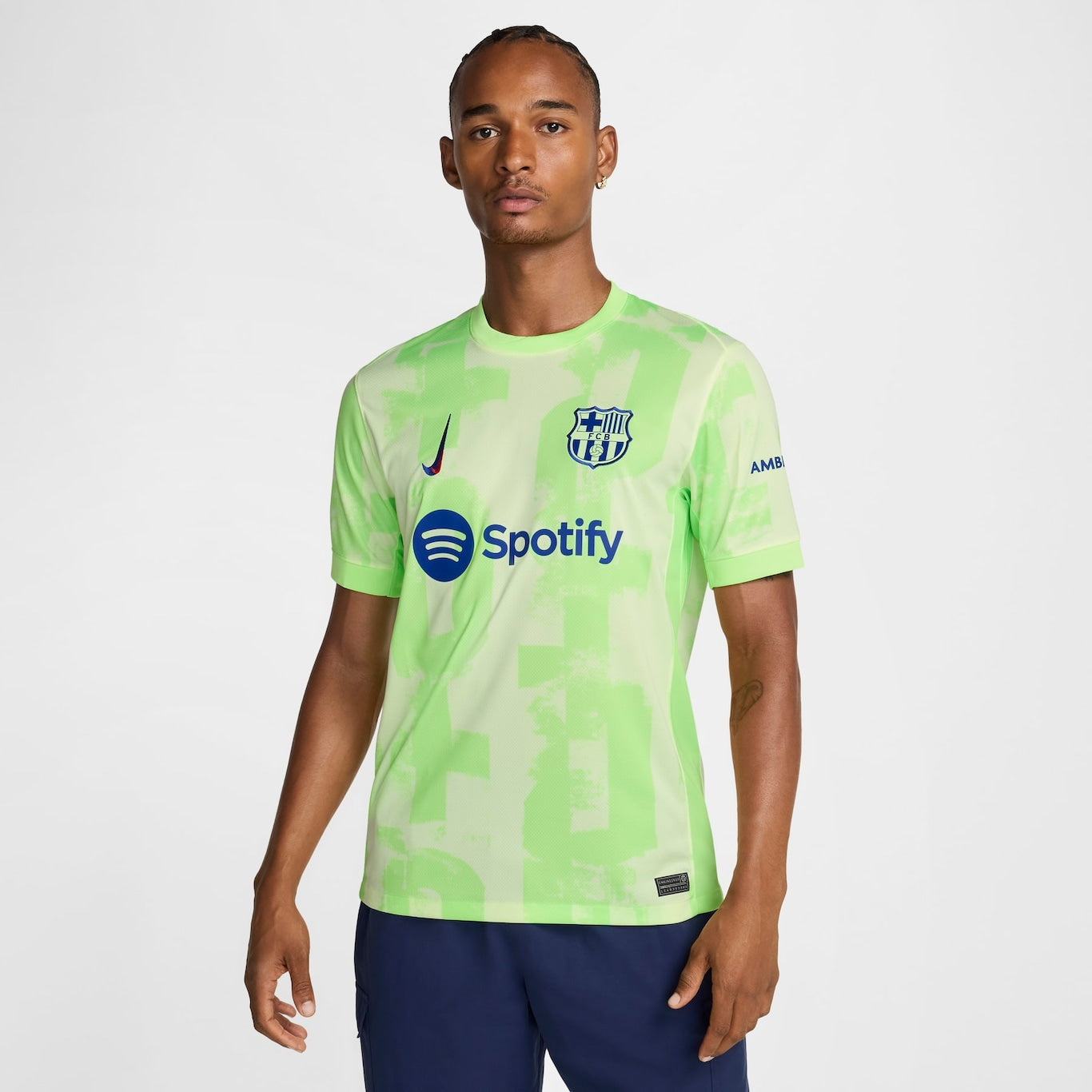 Camisa Barcelona Third 24/25 s/n° Torcedor Masculino - Verde e Branco