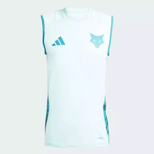Camisa Regata Cruzeiro Treino 25/26 Adidas Masculina - Azul claro
