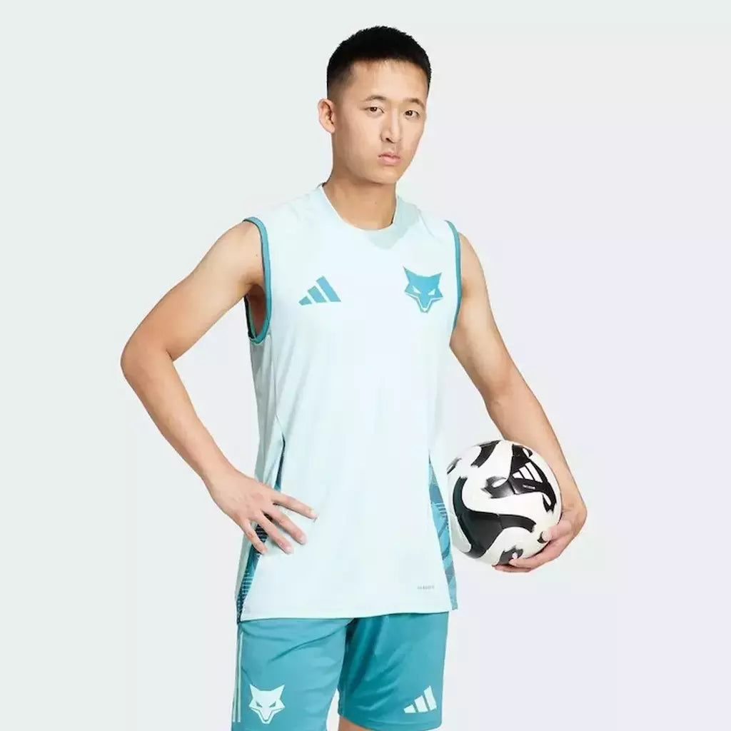 Camisa Regata Cruzeiro Treino 25/26 Adidas Masculina - Azul claro