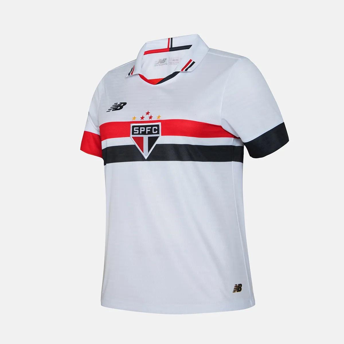Camisa Feminina do São Paulo Home I 24/25 - Branco