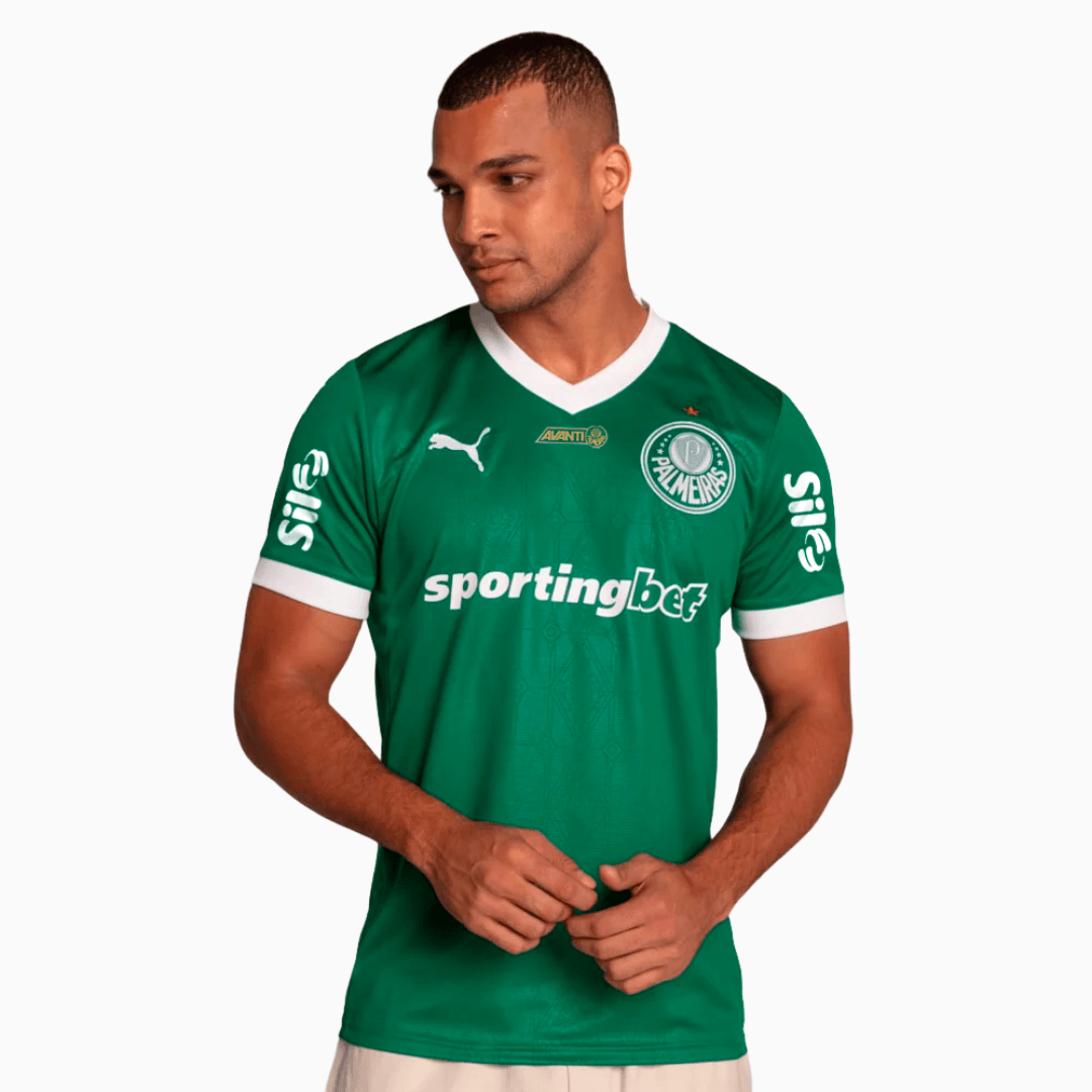 Camisa Puma Palmeiras 25/26 home Com Patrocínios