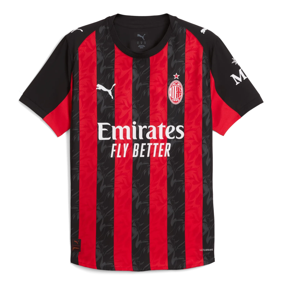 Camisa AC Milan Home 2025/26 Jogador Puma Masculino