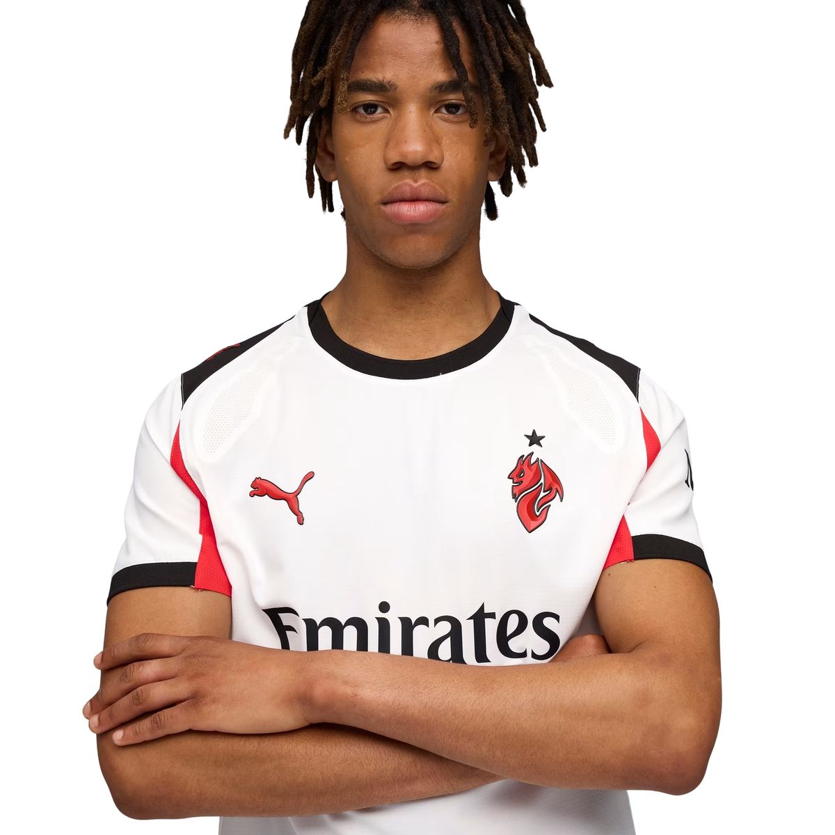 Camisa Ac Milan II 25/26 Puma Jogador Masculina - Branca