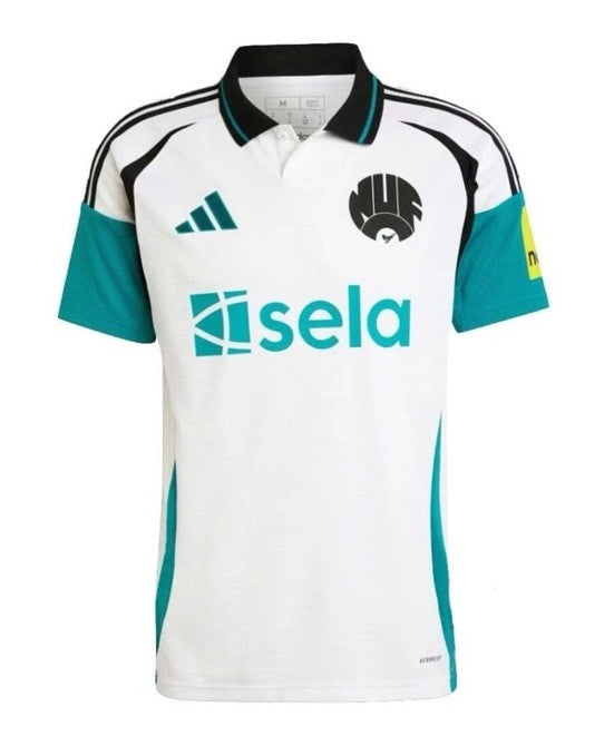 Camisa Newcastle Third 2024/25 Jogador Adidas Masculino - Branca e Azul
