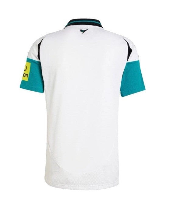 Camisa Newcastle Third 2024/25 Jogador Adidas Masculino - Branca e Azul