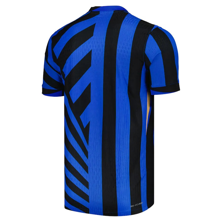 Camisa Inter de Milão Home 2024/25 Jogador Nike Masculino - Azul, Preta e Dourada