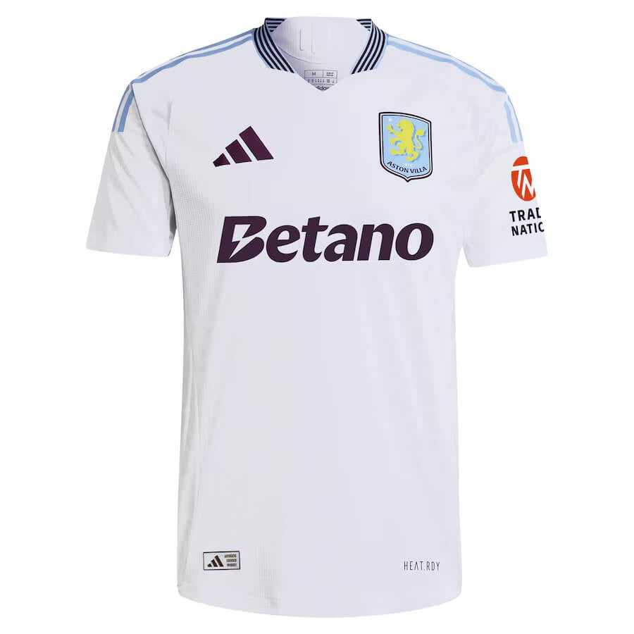 Camisa Aston Villa Home 2024/25 Jogador Adidas Masculino - Grená e Azul