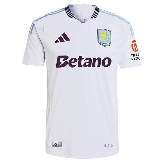 Camisa Aston Villa Home 2024/25 Jogador Adidas Masculino - Grená e Azul
