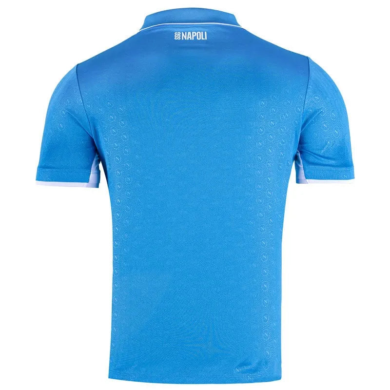 Camisa Napoli Home 2024/25 Jogador Masculino - Azul e Branca