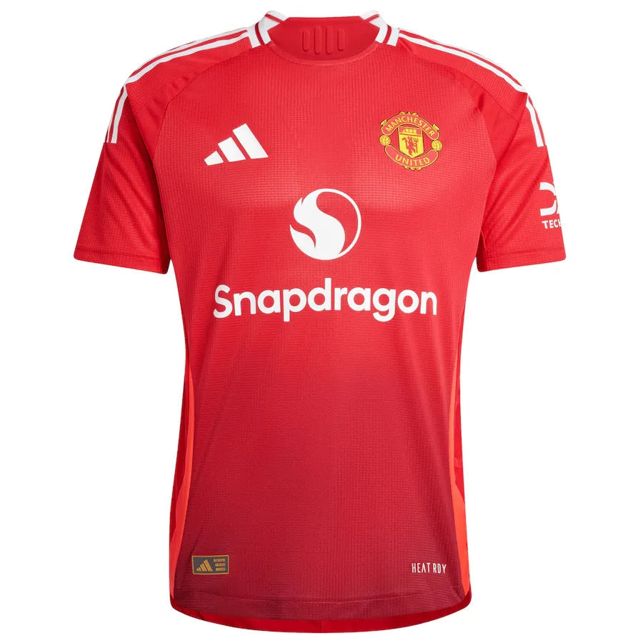 Camisa Manchester United Home 2024/25 Jogador Adidas Masculino - Vermelha e Branca