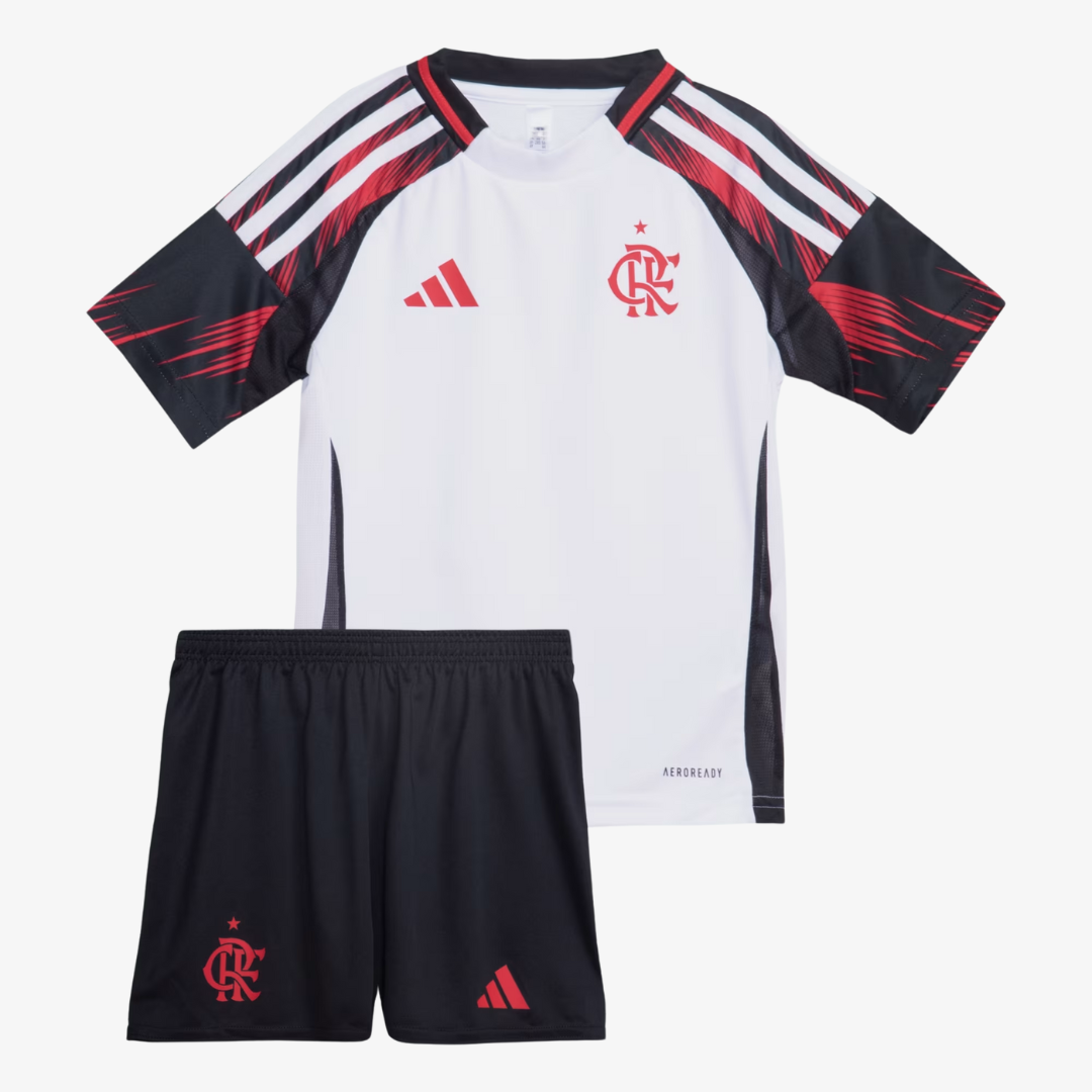 CONJUNTO INFANTIL ADIDAS FLAMENGO 2024/25 II