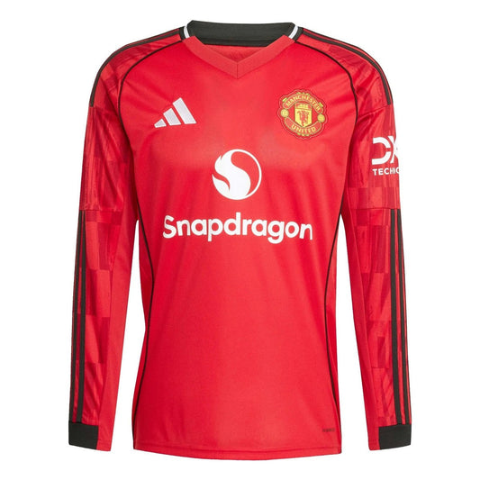 Camisa Manchester United 2025/26 Home - Manga Longa