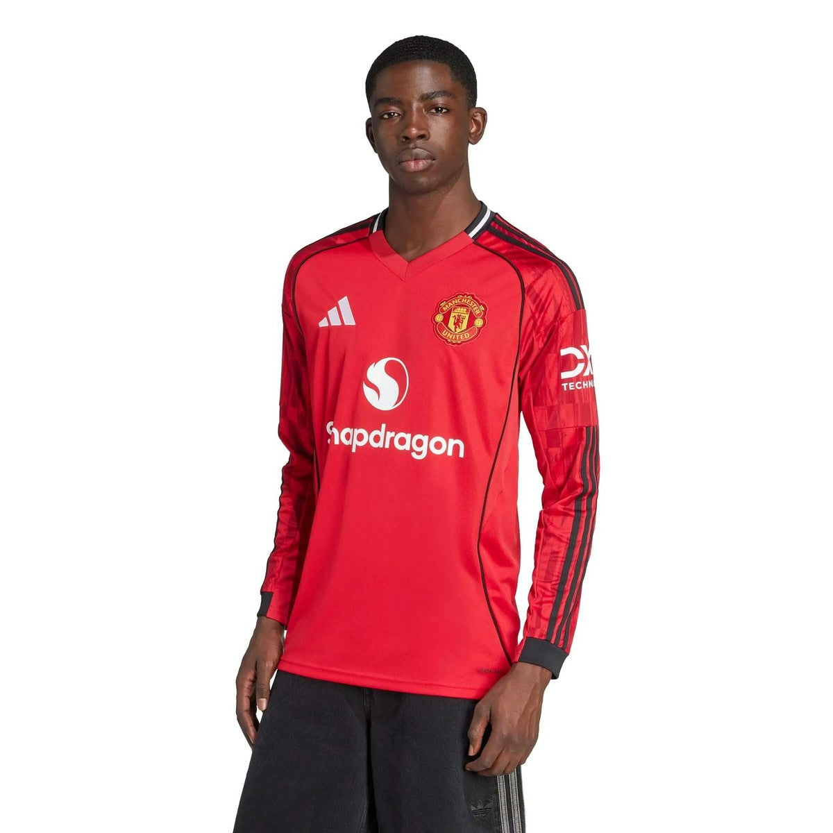 Camisa Manchester United 2025/26 Home - Manga Longa