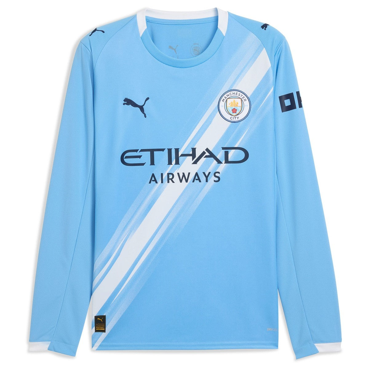 Camisa Manchester City 2025/26 Home - Manga Longa
