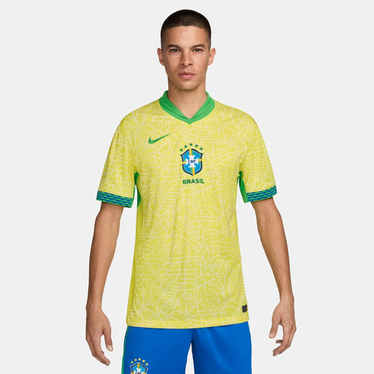 Camisa Seleção Brasileira 24/25 Home Torcedor Nike Masculina - Amarela