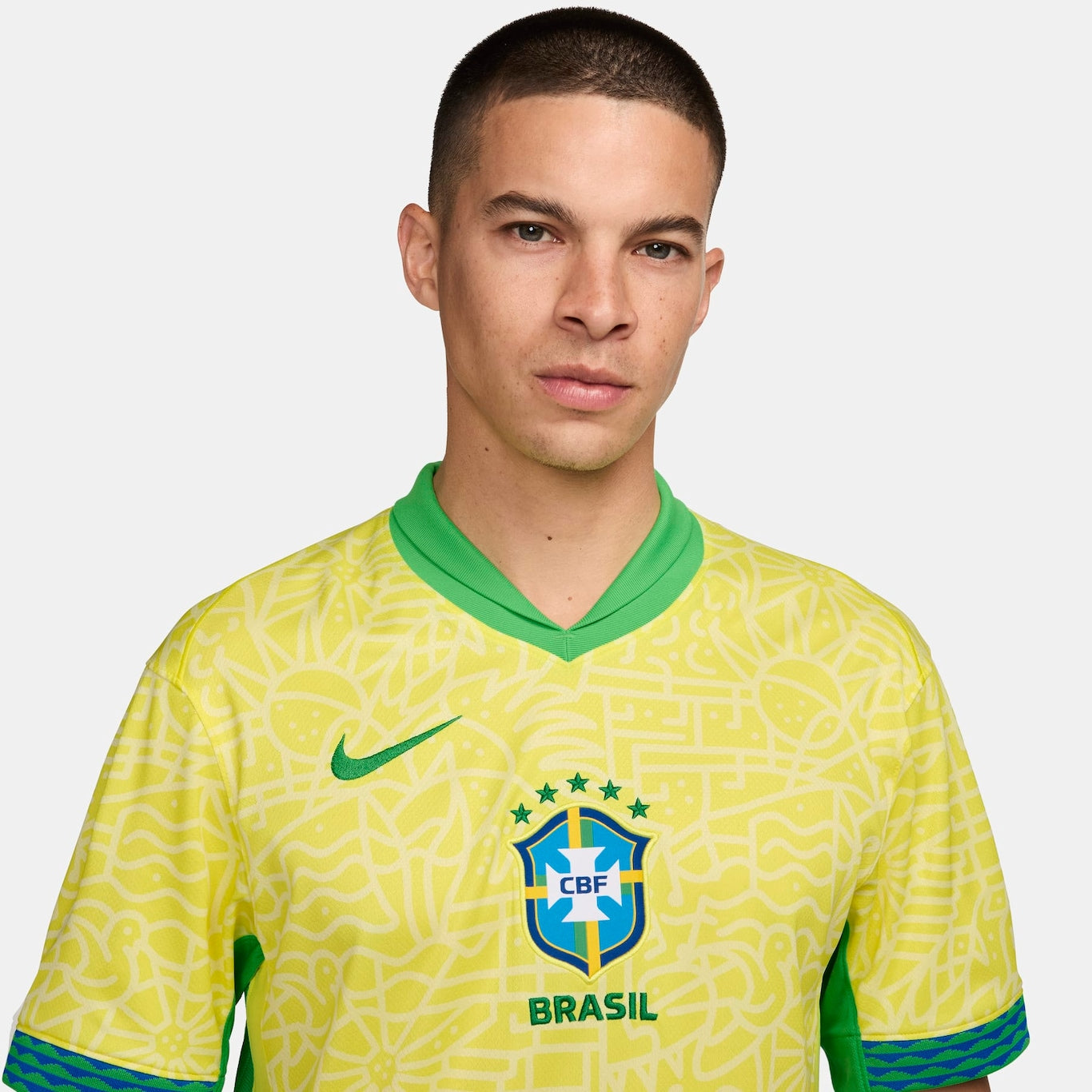 Camisa Seleção Brasileira 24/25 Home Torcedor Nike Masculina - Amarela