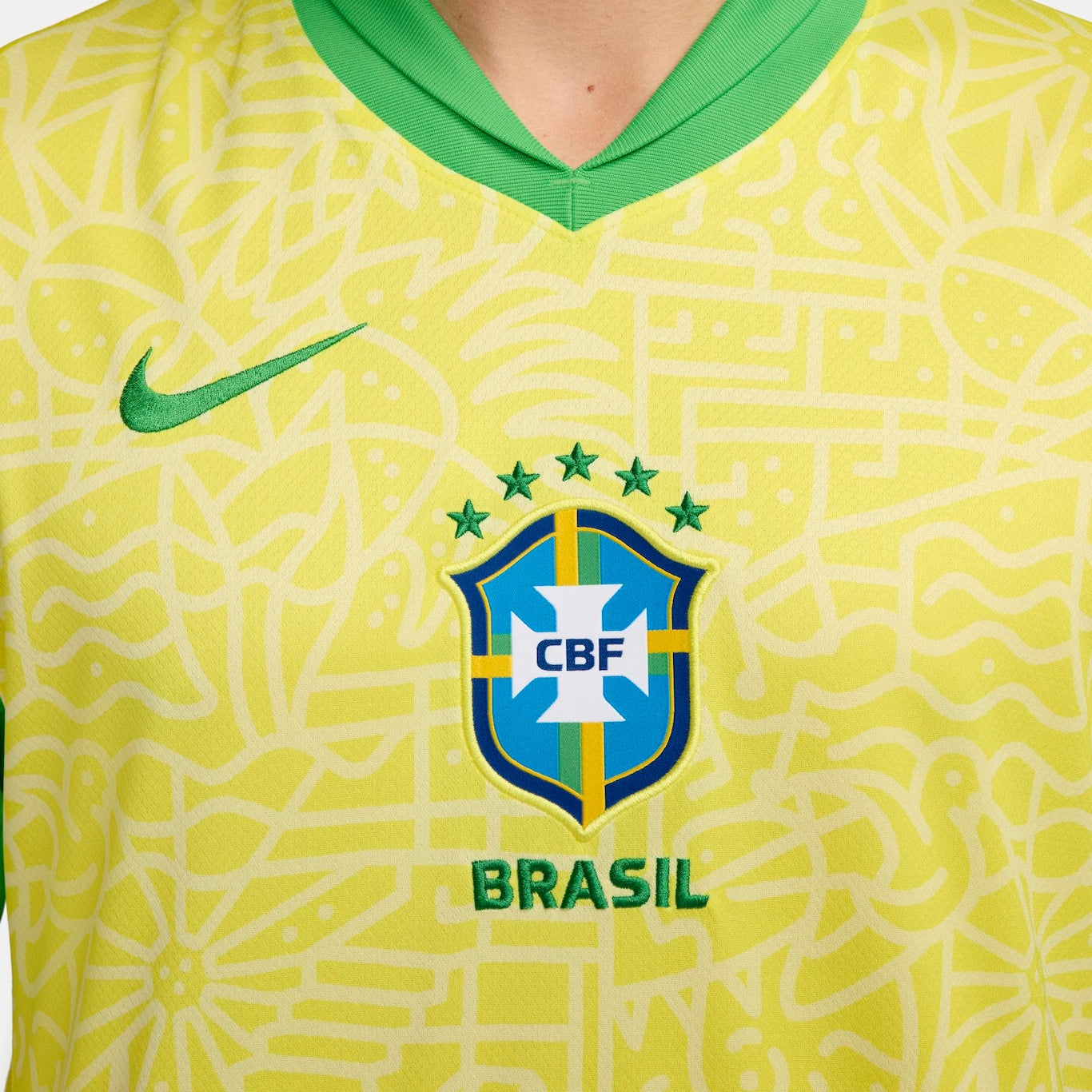 Camisa Seleção Brasileira 24/25 Home Torcedor Nike Masculina - Amarela