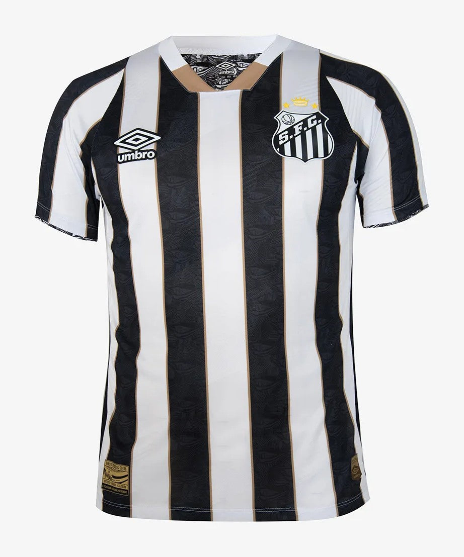 Camisa Peixão 24/25 Away Umbro Torcedor - Branca e Preta