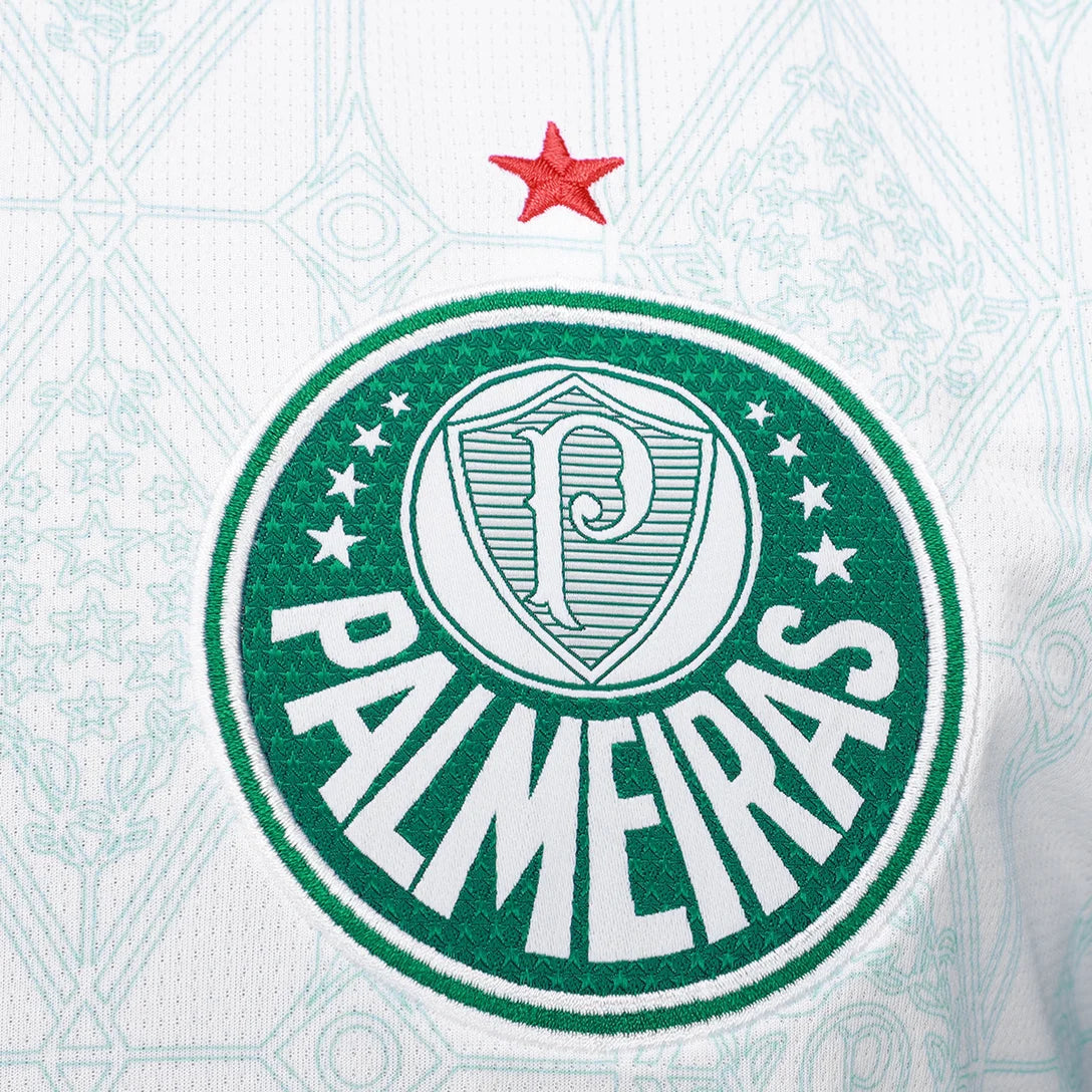 Camisa Palmeiras Away 25/26 s/n Torcedor Puma Masculina - Branco