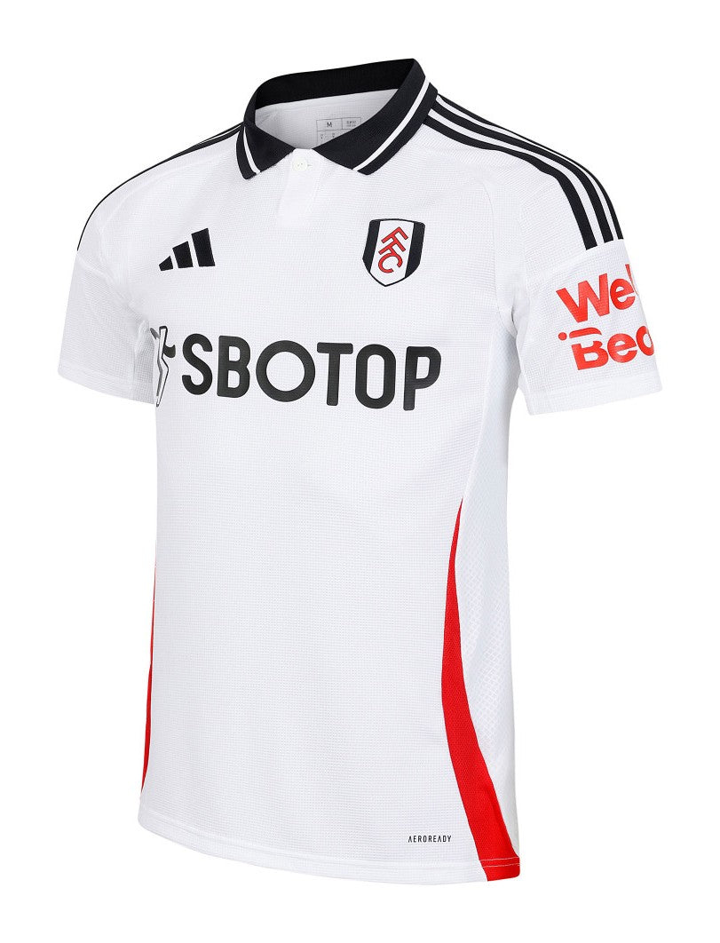 Camisa Fulham Home 25/26 Adidas Masculina - Branco