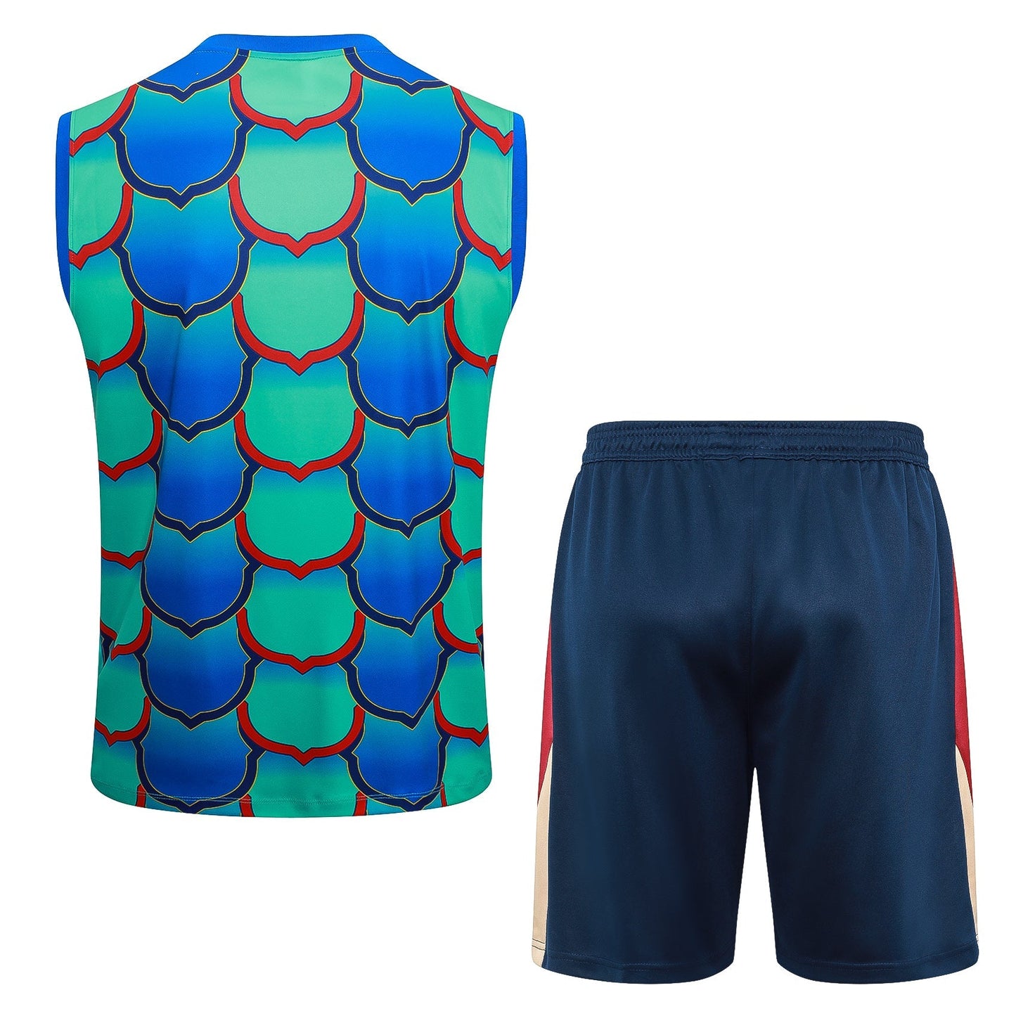 Conjunto Regata Barcelona 2024/25 - Azul e Verde Turquesa