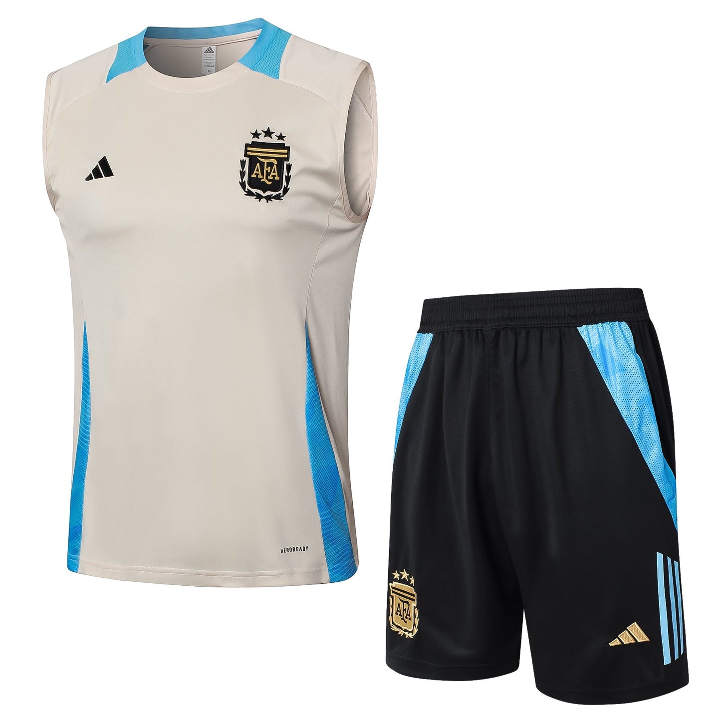 Conjunto Regata Argentina 2024/25 - Bege e Azul