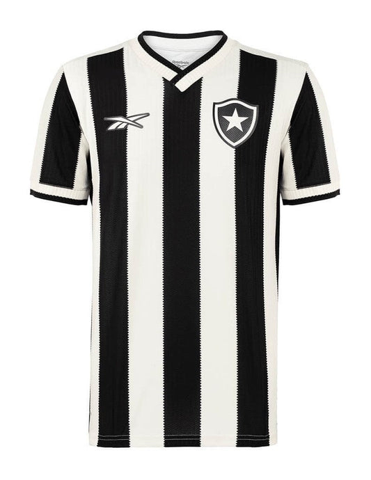 Camisa Botafogo 24/25 Home Reebok Torcedor - Preta e Branca